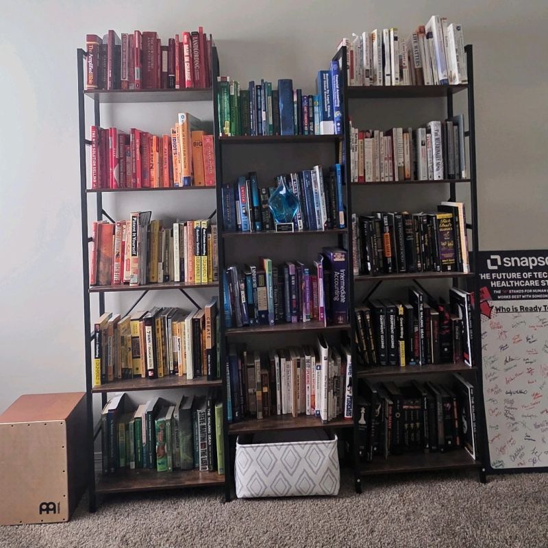 Nathan Bush's personal library of leadership and business books